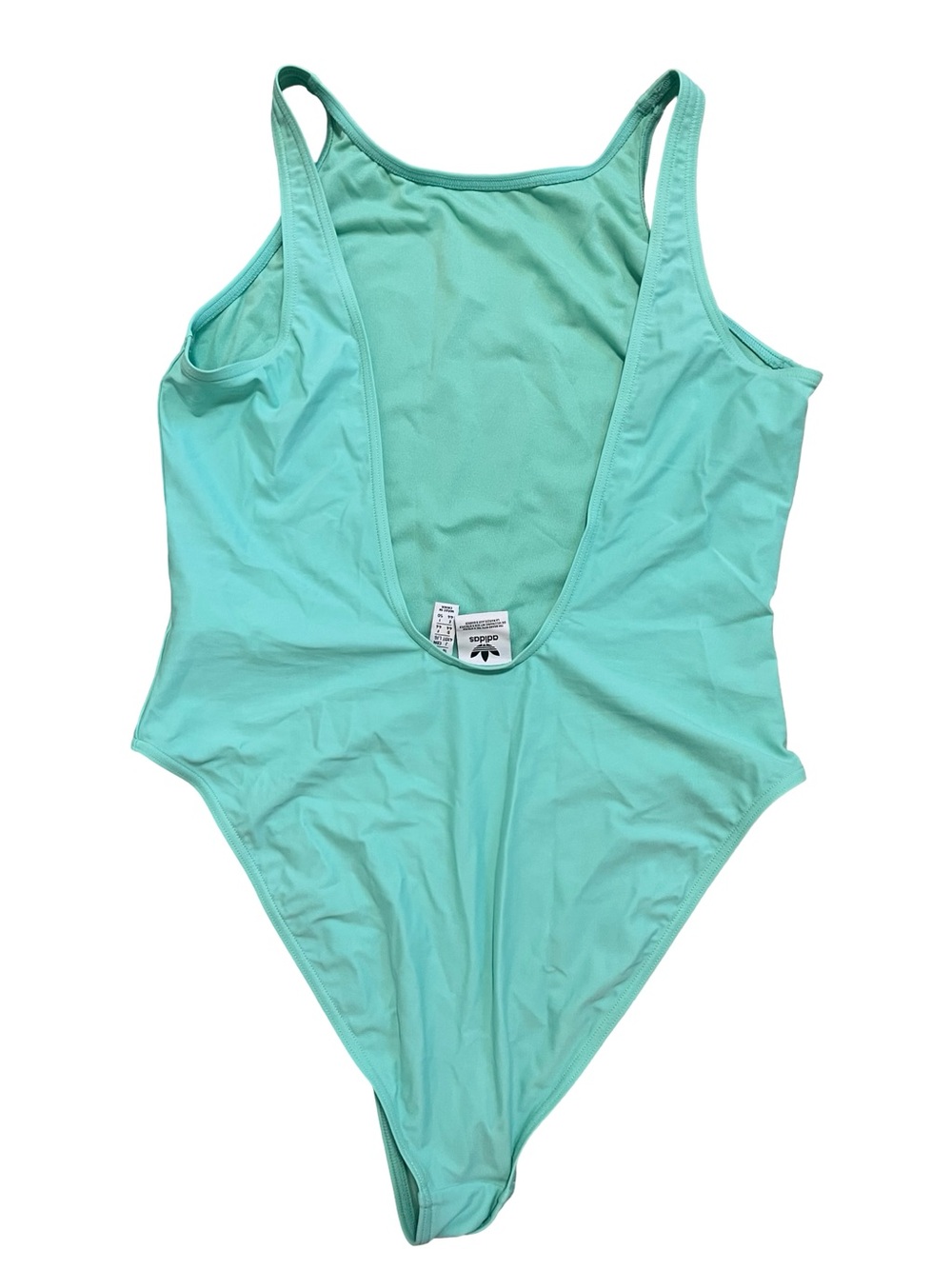 adidas Originals Trefoil High-Cut One Piece Swimsuit teal - Picture 2 of 3